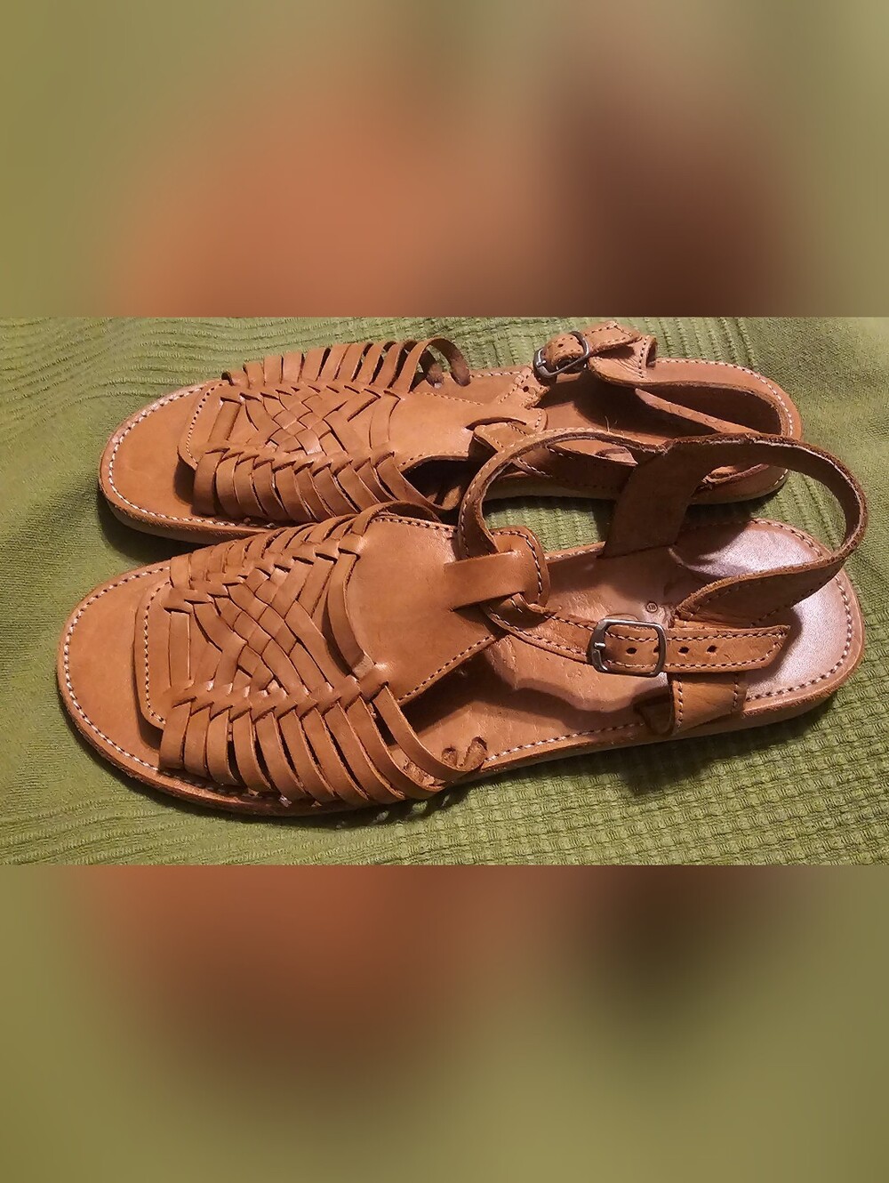 SOLEI Huarache Linda sandals are authentic, premium Mexican artisanal flats Sz10 - Picture 3 of 10